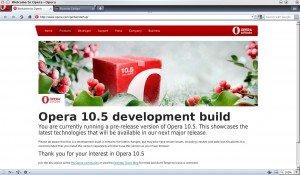 Opera 10.50 en GNU/Linux