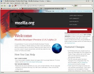 Mozilla Developer Preview 1.9.3