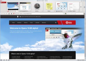 Opera 10.60 alpha 1